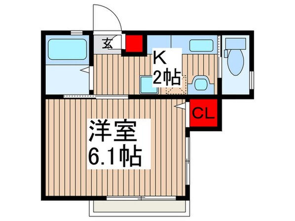 カーサビアンコの物件間取画像